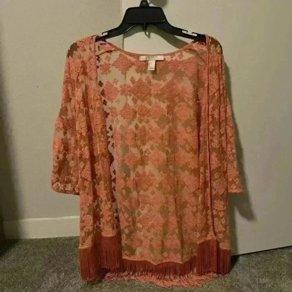 Forever 21 Fringe Coverup